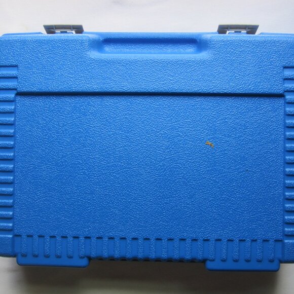 vintage 1984 Lego Blue Hard Plastic Storage / Carrying Case - Picture 4 of 8